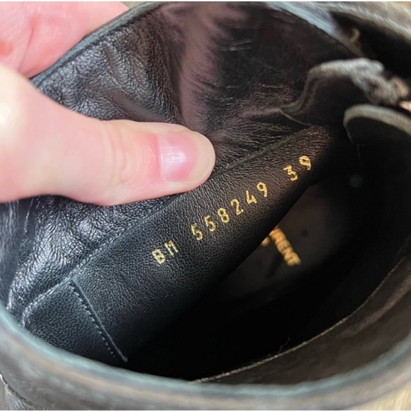 Saint Laurent miles baby eighty heel ankle booties - Picture 10 of 13